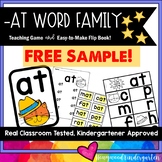 -at Word Family / Phonics Teaching Game, Recording Sheets 