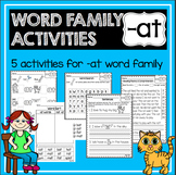 - at Word Family and Rhyming Activities—{No Prep!}