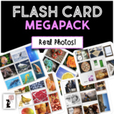 Flash Cards Real Photos BUNDLE! | Verbs Adjectives Foods A