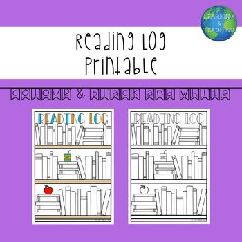 'Reading Log' Visual Reading Tracker by Miss Ottewell | TpT