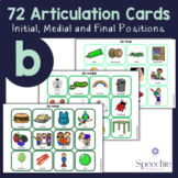 /b/ Articulation Cards - Initial, Medial and Final