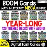 50% Off Math & Literacy Boom Cards MEGA BUNDLE for the Ent