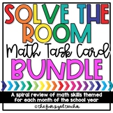 Solve the Room (or Scoot!) Math Task Card Bundle