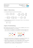 Übungsblatt #11 Mathematik 1: Vektorrechnung