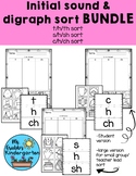 /ch/ /sh/ and /th/ inital sound and digraph BUNDLE