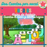 Las Vocales a e i o u Spanish Vowels Bundle trazar colorear