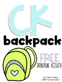 -ck backpack FREEBIE