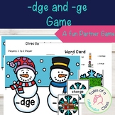 -dge and -ge Sorting Game