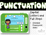 #distancelearning Clickable Slides - Punctuation: Capital 