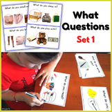 What Questions Worksheets for Autism Set1 | Object Functio