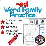 -ed Word Family Pack | Word Work & Centers | Science of Reading |