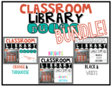 [editable] Classroom Library Rules BUNDLE!