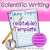 {editable} Scientific Writing Activity - ANY TOPIC