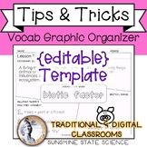 {editable} Vocabulary Graphic Organizer - ANY SUBJECT