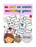 /ee/ and /oo/ words flashcards/matching game