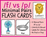/f/ vs /p/ - minimal pairs - teletherapy & distance learning
