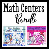 4th and 5th Grade Math Centers Bundle
