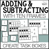 Adding & Subtracting Ten Frame Task Box for Secondary Students