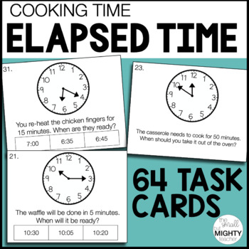 Preview of telling time - Elapsed Time, Cooking Skills, Life Skills