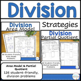Area Model and Partial Quotient Division Strategies Differ