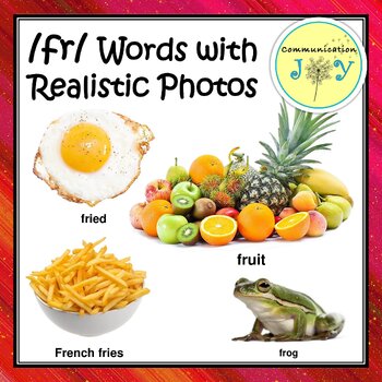 Preview of /fr/ Words with Realistic Photos