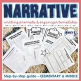 Personal narrative writing prompts & story graphic organiz
