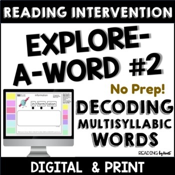 Preview of SCIENCE OF READING INTERVENTION DECODING MULTISYLLABIC WORDS EXPLORE 2