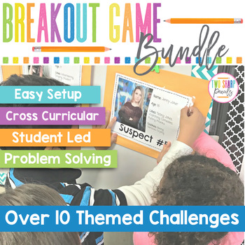 Preview of Escape Room Challenge Bundle | Breakout Games | Teamwork Challenges