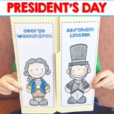 Presidents Day Activities - File Folder - Vocabulary, Writ