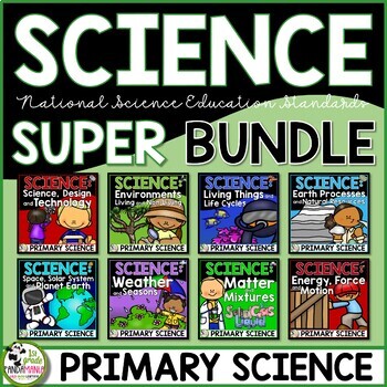 Preview of Science Curriculum and Units Bundle for 1st and 2nd Grades