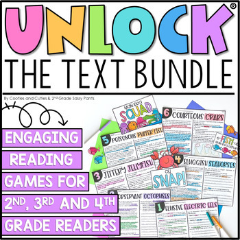 Preview of Unlock the Text | Reading Games | BUNDLE | DIGITAL | VIRTUAL