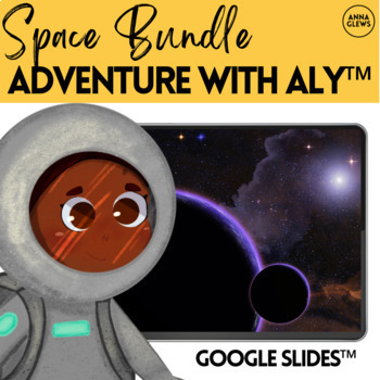 Preview of Space Activity BUNDLE | STEM | Virtual Field Trip | Third Grade | Google Slides