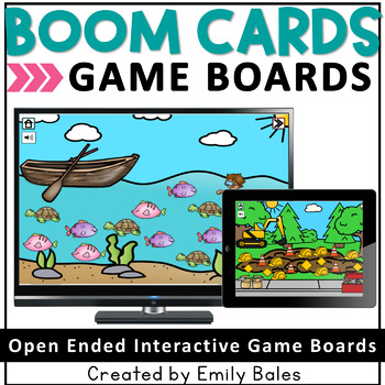 Preview of BOOM CARDS™ Virtual Interactive Game Boards for Distance Learning