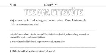 Preview of [in Estonian] Tee oma ettevõte!/Create your own business
