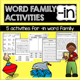 -in Word Family and Rhyming Activities—{No Prep!}