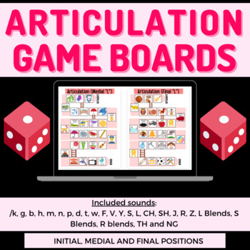 Preview of  #touchdown2024 Articulation Board Game | Speech Therapy