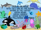 Ocean Bundle for Vocab,Concepts,Bingo,Cariboo, Directions