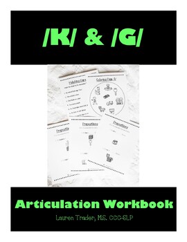 Preview of /k/ and /g/ Articulation Workbook