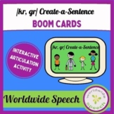 /kr,gr/ Create-a-Sentence Boom Cards; Phonics; r Blends