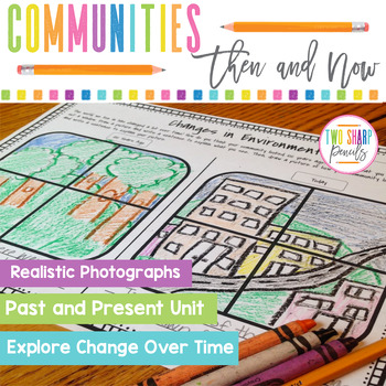 Preview of Communities Change Over Time | Past and Present | Then and Now History Lessons
