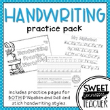 Handwriting Practice Printables