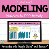Place Value Models of Numbers to 1000 for Google™ Seesaw™