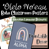 Boho Color Posters | Hawaiian Language Classroom Decor