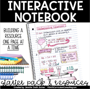 Preview of Interactive Notebook Starter Pack for ALL SUBJECTS INB Foldables Flippables