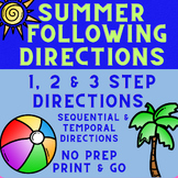 summer following directions teaching resources tpt