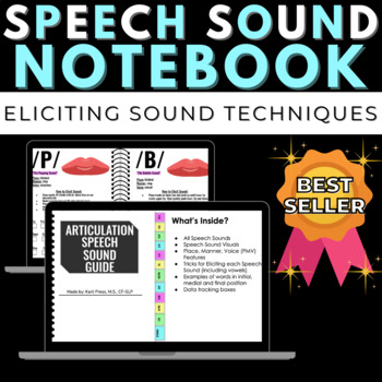 Preview of #halfoffhalftime | Articulation Speech Sound Book | ELICITING TECHNIQUES