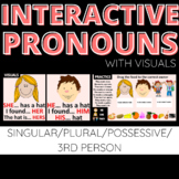 #halfoffhalftime INTERACTIVE PRONOUNS | VISUALS | SPEECH THERAPY