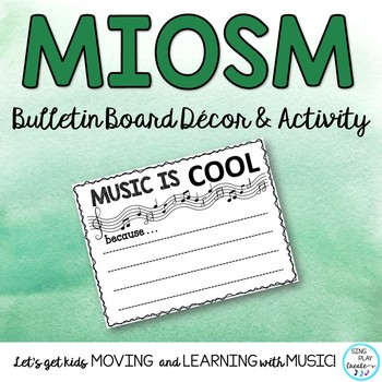 MIOSM: Classroom Decor Poster, Bulletin Board and Printables