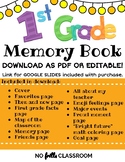 First Grade MEMORY BOOK! {Editable with link}