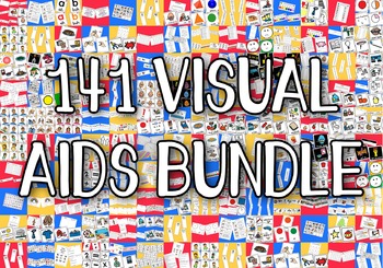 Preview of #nov2022halfoffspeech 141 Visual Aids Boardmaker Visual Aids for Autism SPED